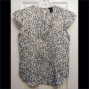 Ann Taylor Cap-Sleeve Blouse